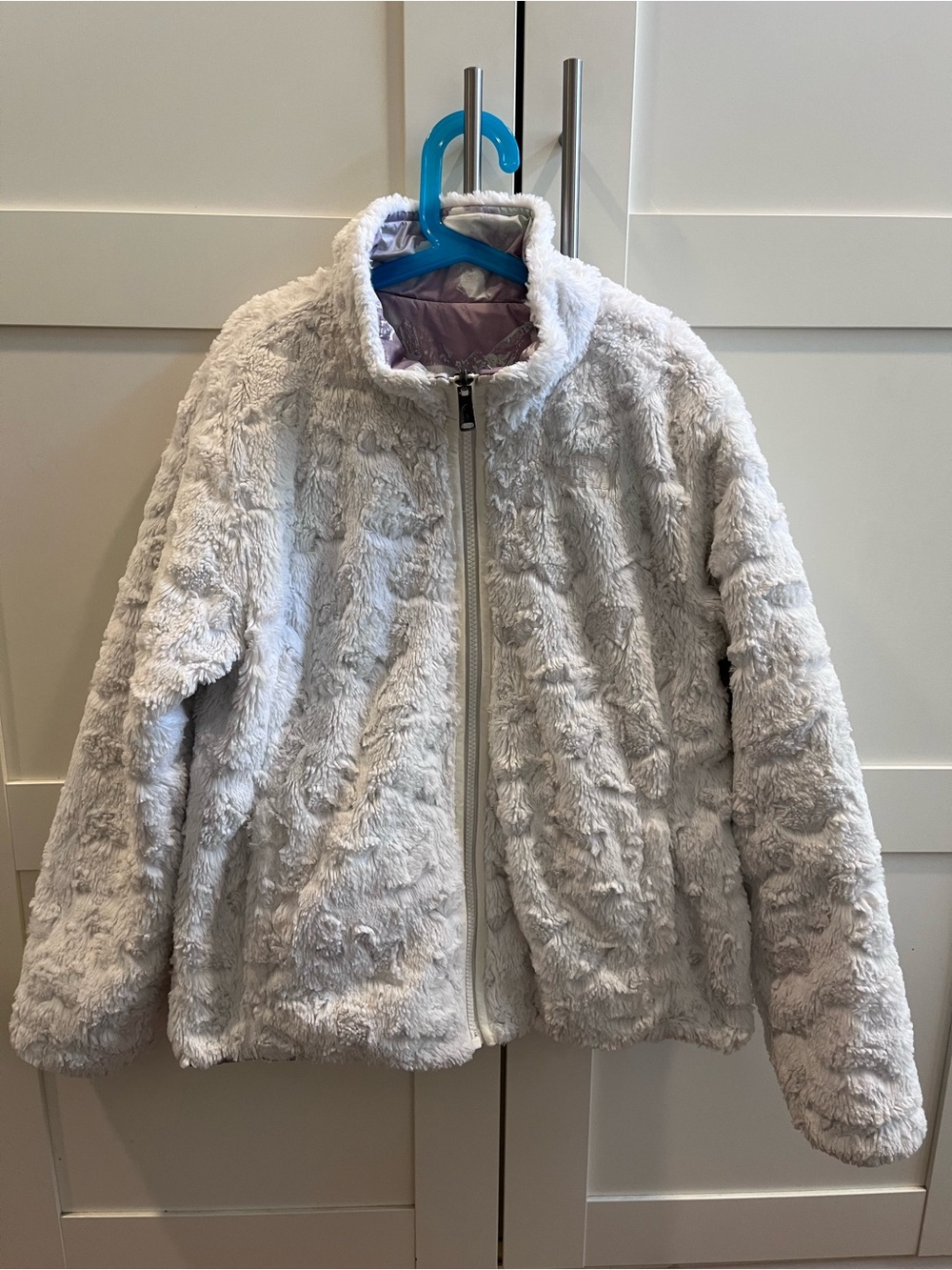 The North Face Reversible Mossbud Swirl Girls' Jacket Size L (14/16) - Picture 14 of 16